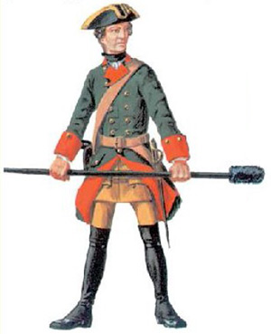 Саксонский артиллерист (1740 г.)