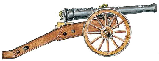 3-фунтовая (76-мм) парадная пушка, изготовленная в память Полтавской победы.