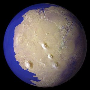 3,5 млрд лет назад поверхность Марса была покрыта океаном