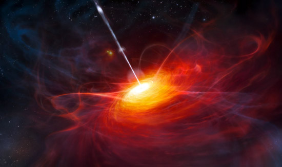 Обнаружен самый отдаленный квазар во Вселенной - ULAS J1120+0641